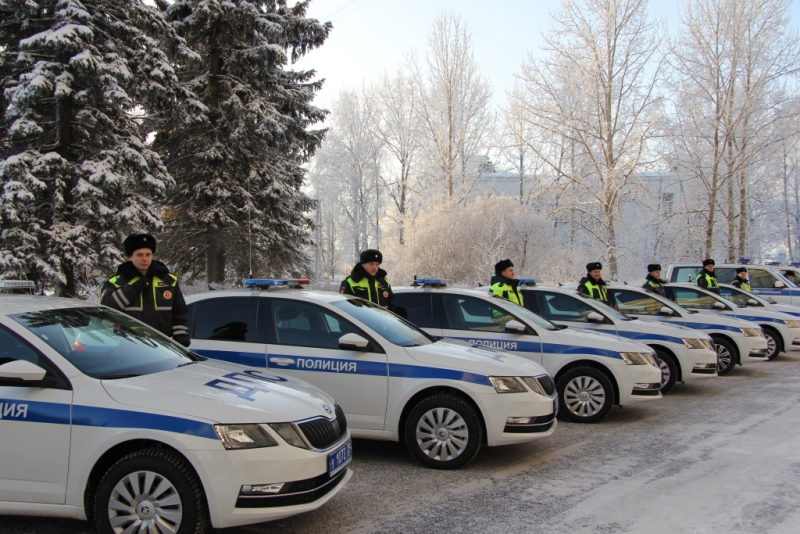 ГИБДД Архангельской области получили 70 новых патрульных автомобилей